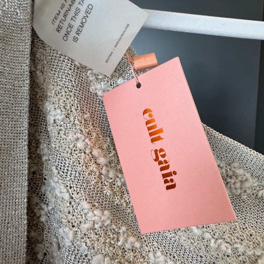 Cult Gaia Textured Cream Knit - Picture 3 of 9